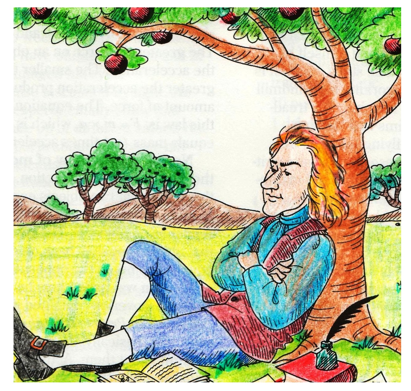 Isaac Newton vio algo que era “obvio”