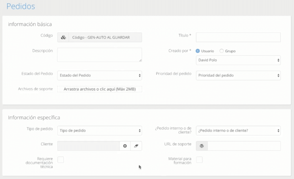 Organización de la información para una gestión fácil