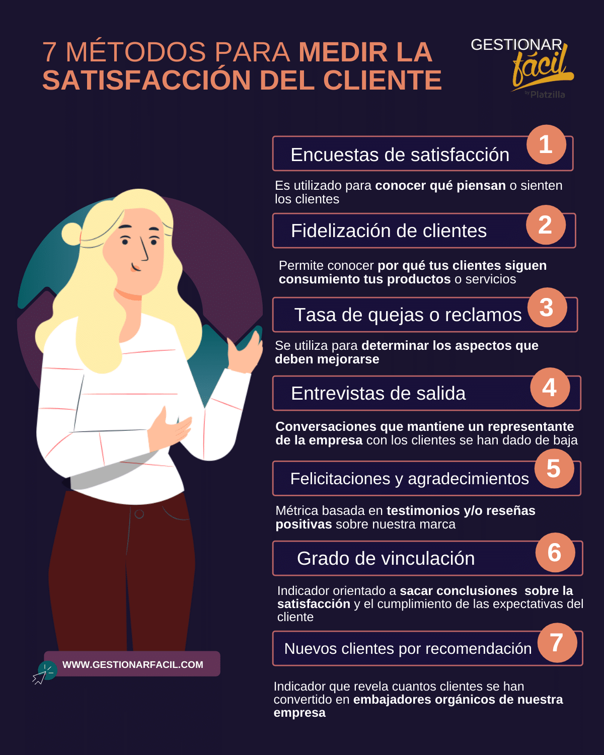 7 Métodos para medir la satisfacción del cliente