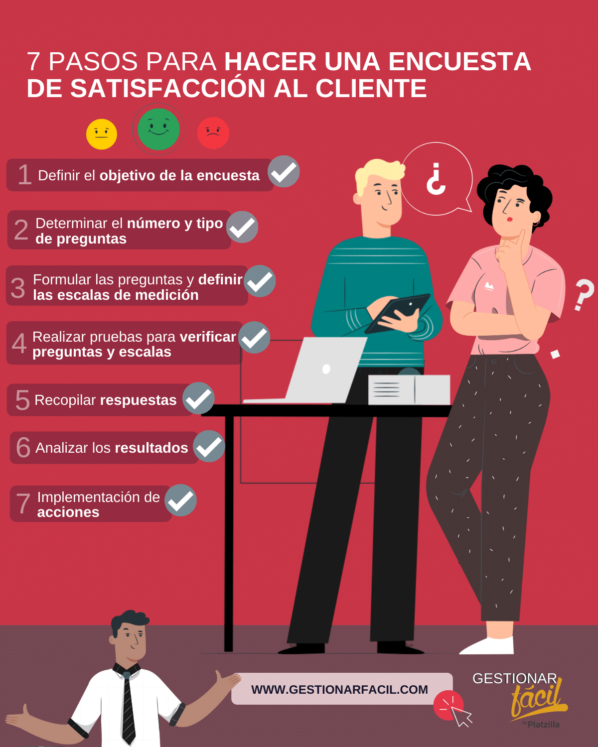 7 pasos para hacer una encuesta de satisfacción al cliente