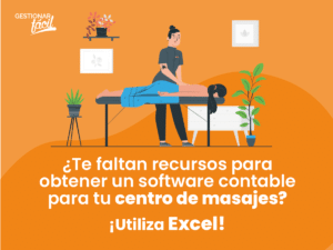 Contabilidad con Excel para un centro de masajes