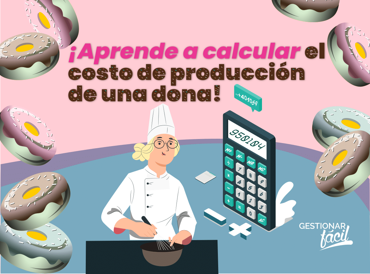 ¿Cómo calcular el costo de producción de una dona?