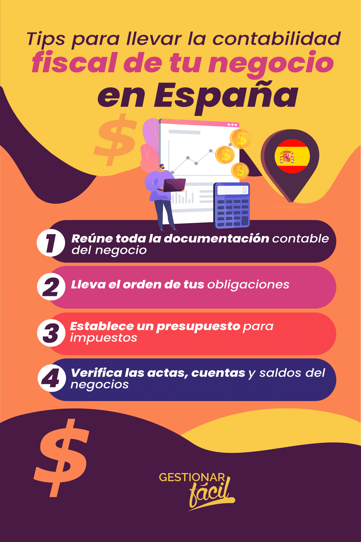Tips para llevar la contabilidad fiscal de tu negocio en España