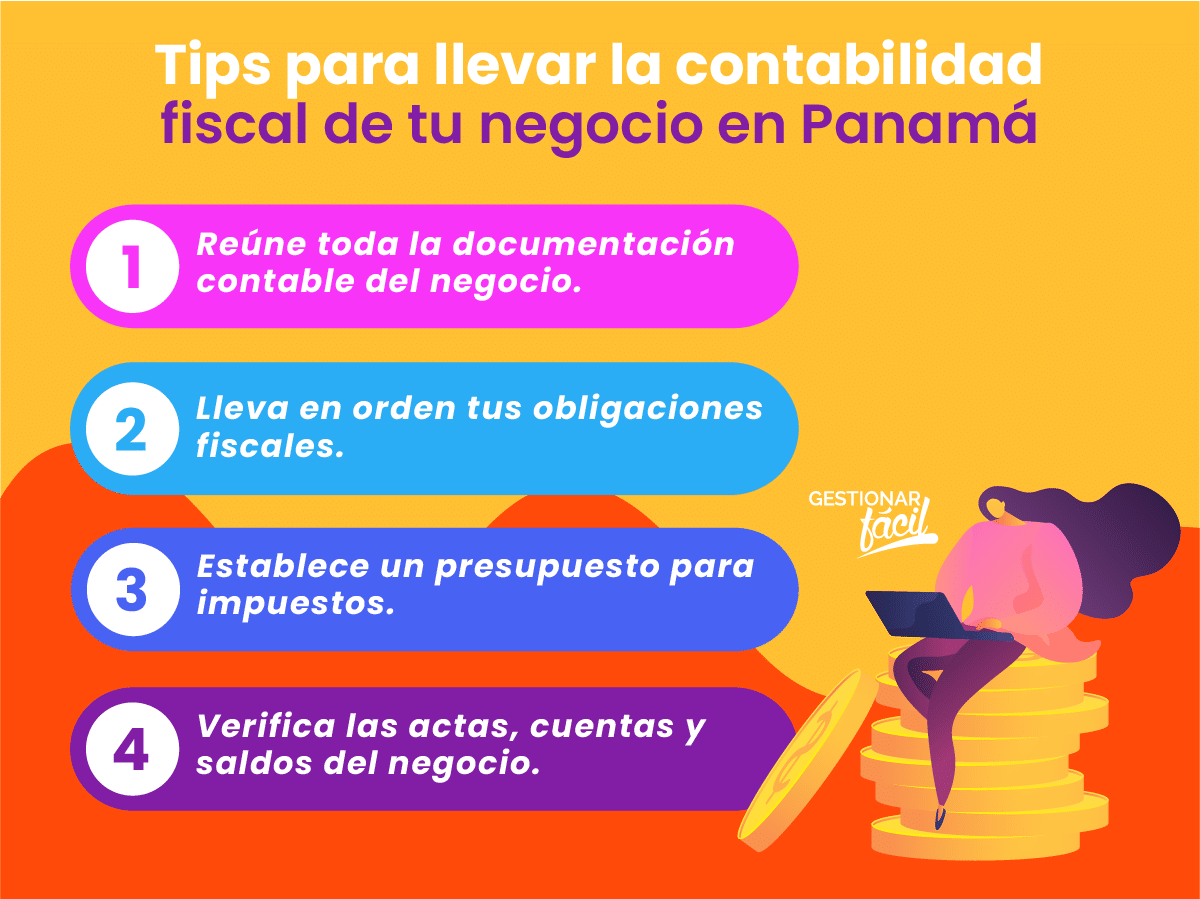 Tips para llevar en orden la contabilidad fiscal de tu negocio en Panamá.