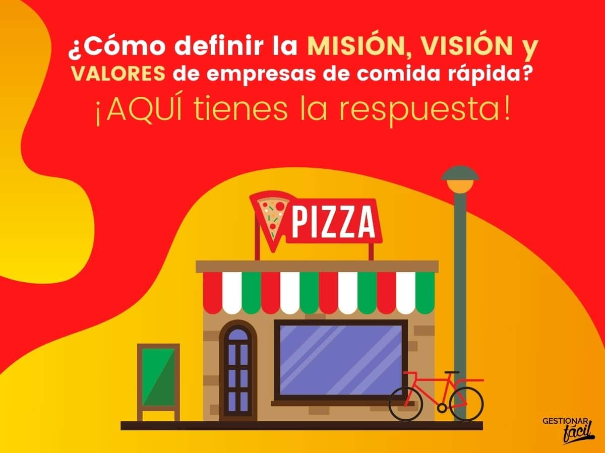 Misión visión y valores de una empresa de comida rápida (I)