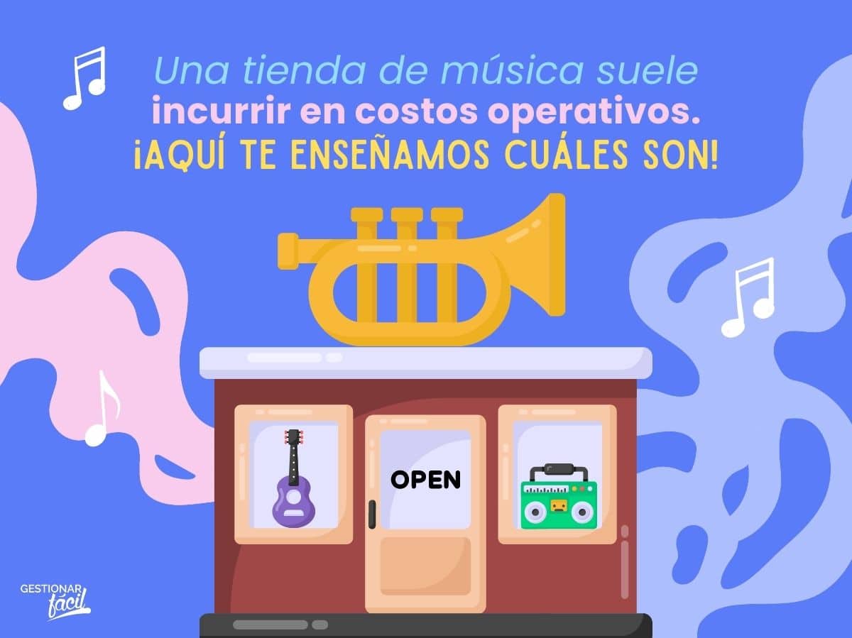 Costos operativos de una tienda de música