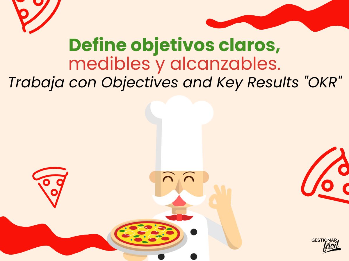 Objetivos OKR en una pizzería