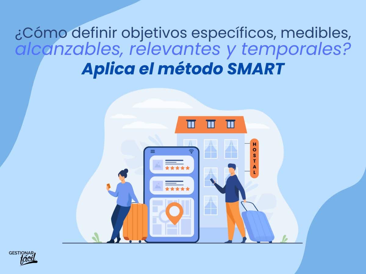 Ejemplo de objetivos SMART en un hostal