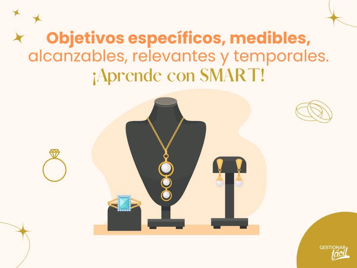 Objetivos SMART en una joyería