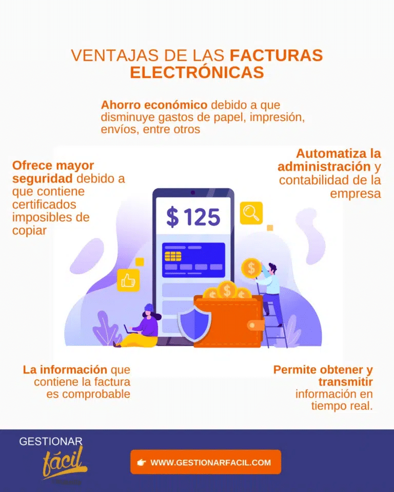 Facilita procesos mediante la factura electrónica