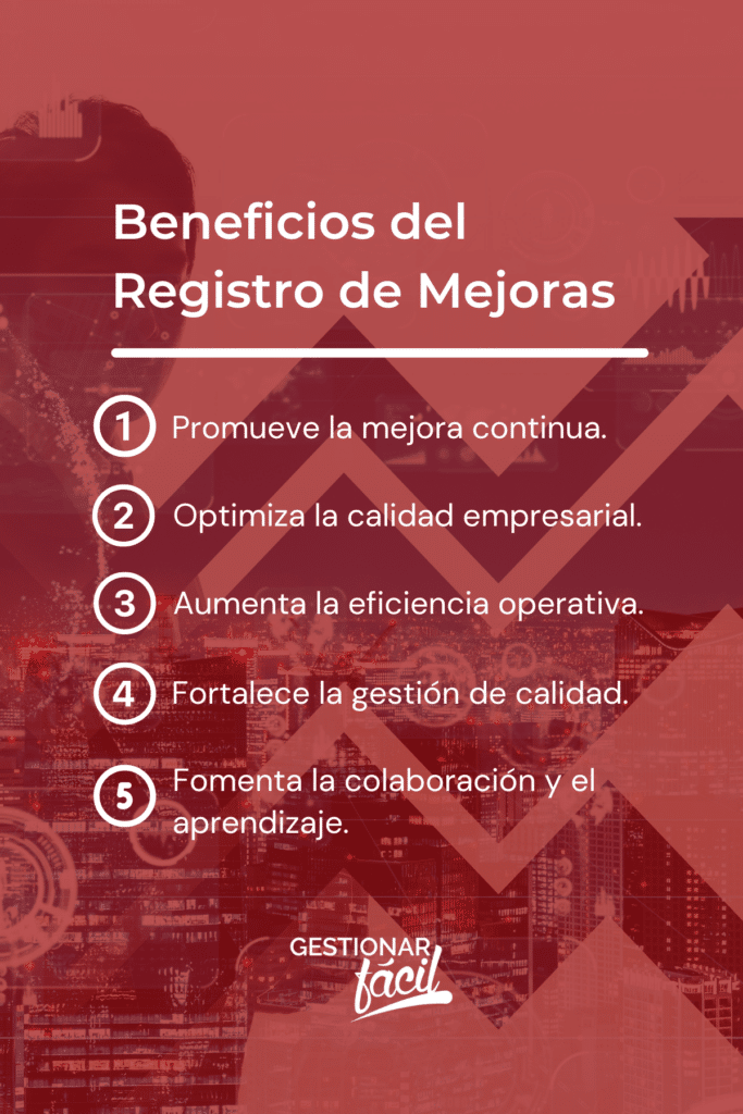 Registro de Mejoras Clave para la Calidad Empresarial