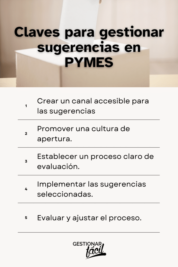 Gestión de Sugerencias en Pymes - Claves para Éxito